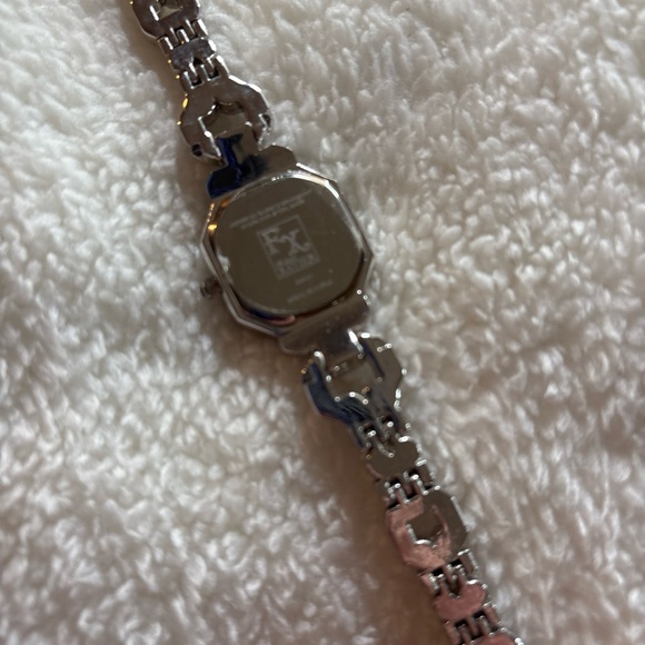 6 FX Curved Crystal Octogon Case Art Deco Crystal Watch by Franz Xavier - Picture 8 of 8